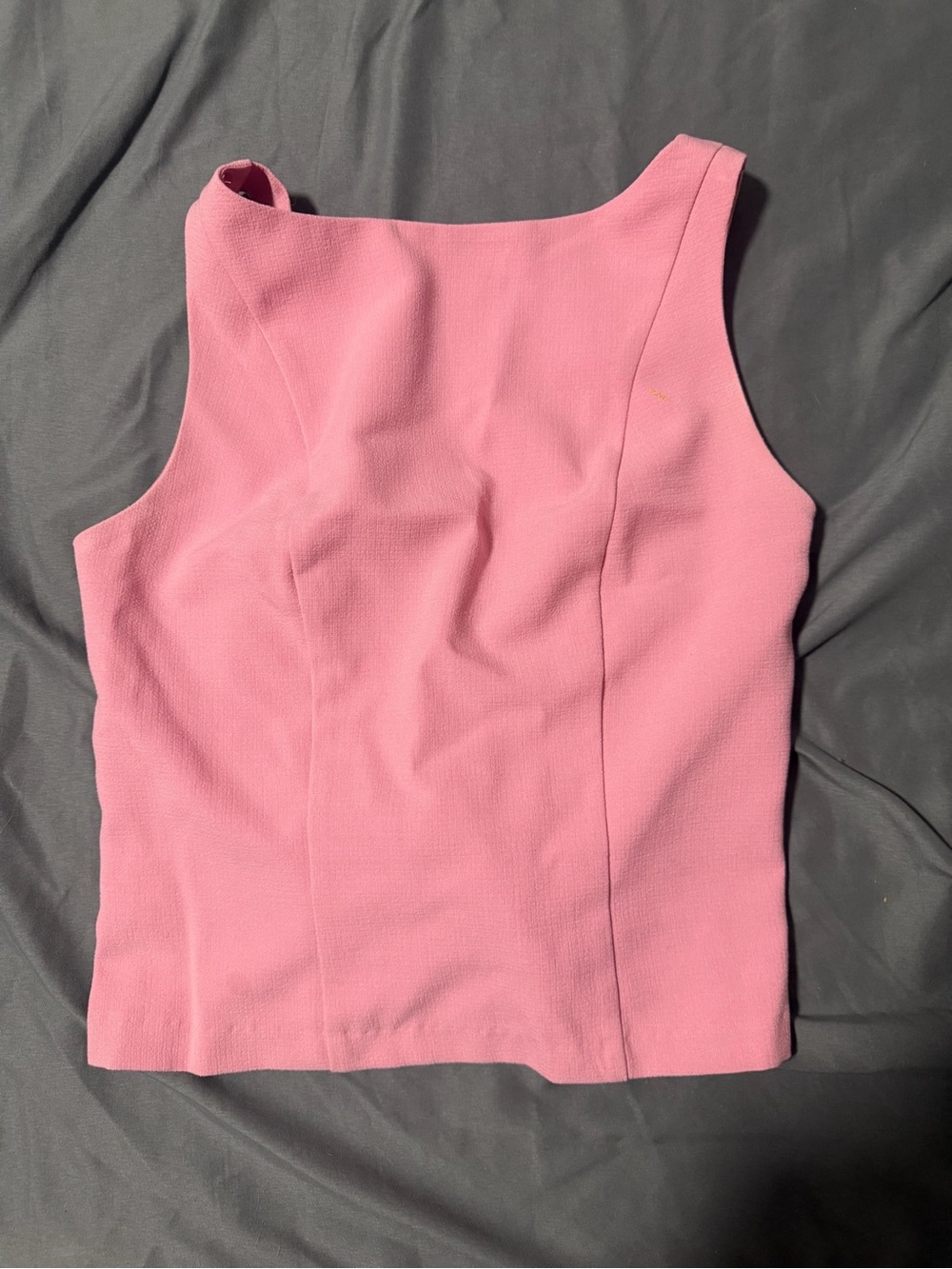 Express Pink Square Neck Tank Top